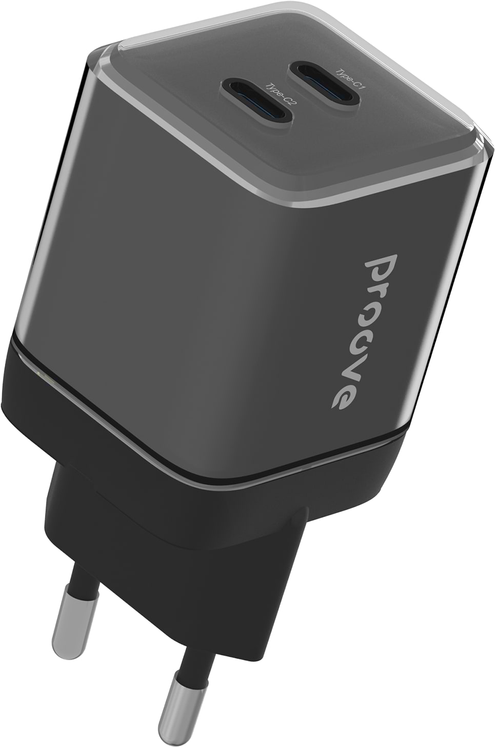 Мережевий зарядний пристрій Proove Pure GaN Max 67W (Type-C + Type-C) Black (WCPU67022201)